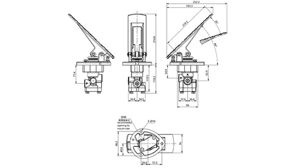 YBV-S Válvula simple de freno de servicio
